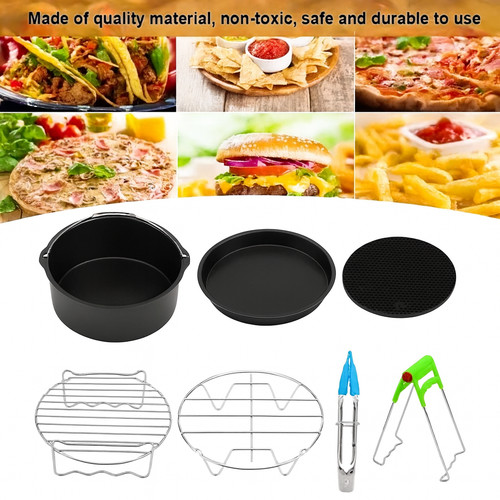 7pcs air fryer - accessories, set