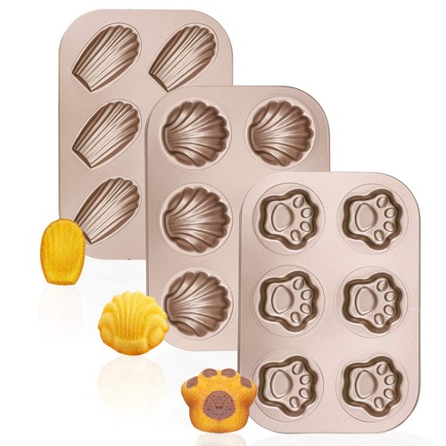 Pack madeleine pans 10x7 - 3, pans,