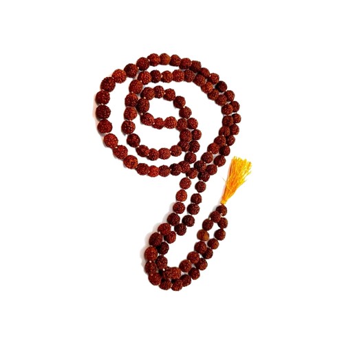 Rudraksha mala necklace 8mm - rudraksha,