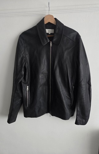 Reiss leather jacket - leather,