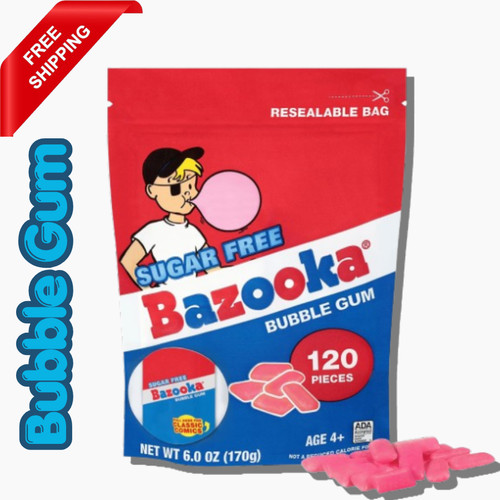 Bazooka new sugar - sugar-free, bulk