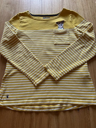 Joules striped top with - with, dog