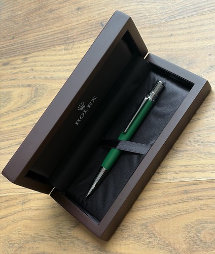 Rolex silver green - silver, ballpoint