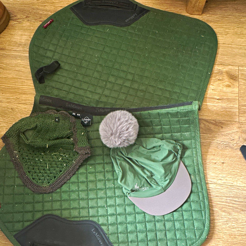 Lemieux green quilted cotton - green,