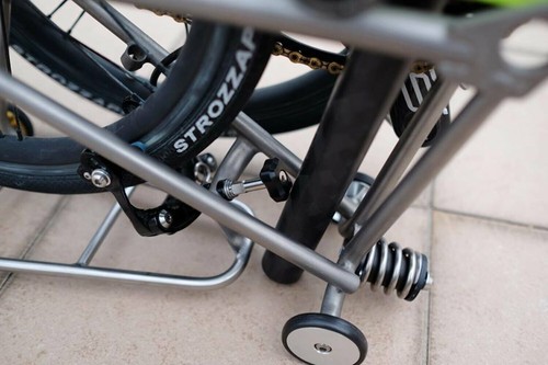 Titanium stop disk bolt - titanium, and