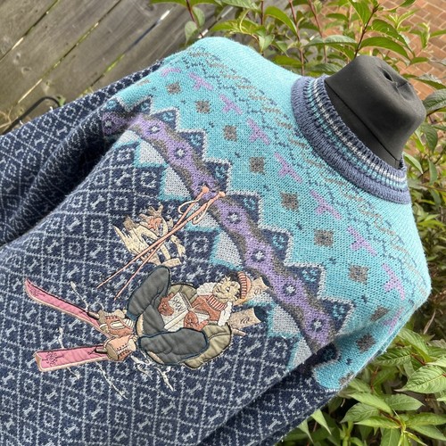 Vintage saxophone embroidered - vintage,
