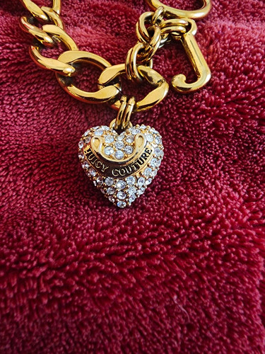 Juicy couture gold curb link - gold,