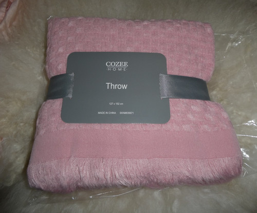 Qvc cozee home pink - qvc, waffle