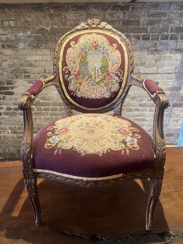 French armchair upholstered - armchair,,