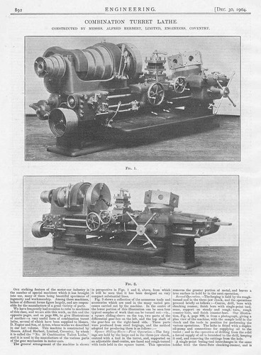 Combination turret lathe - lathe, 3x