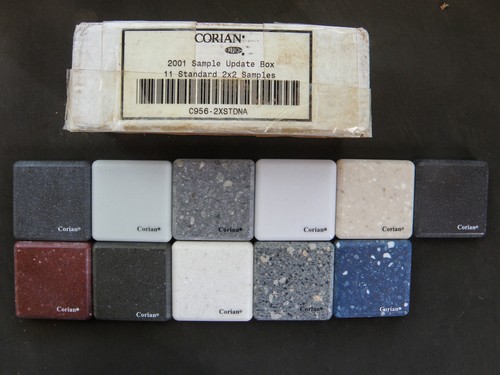 Corian sample set pieces - set,