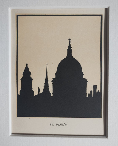 Antique miniature silhouette - miniature,