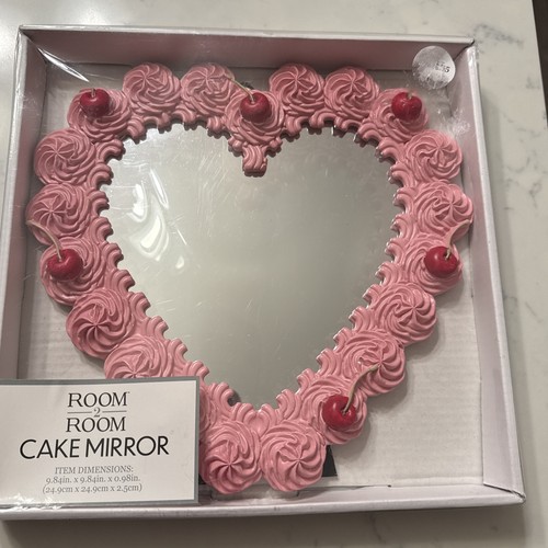 Cherry heart mirror - cherry,