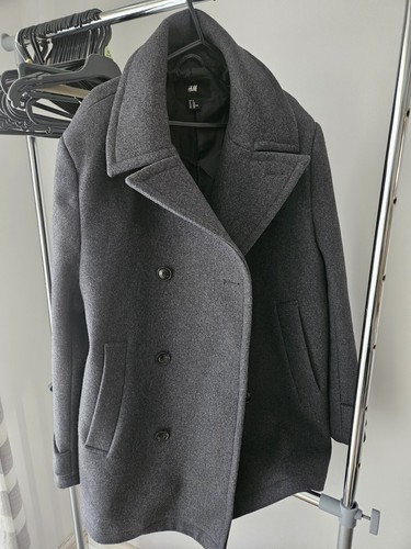 Pea coat jacket mens - coat,