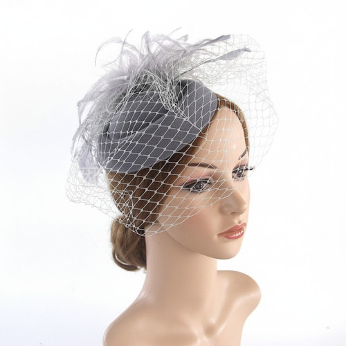 Fishnet veil felt - veil, fascinator