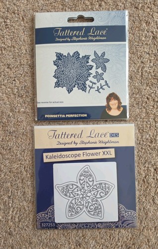 Tattered lace poinsettia - tattered,