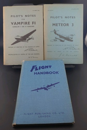 Pilot notes meteor f - notes::, f.