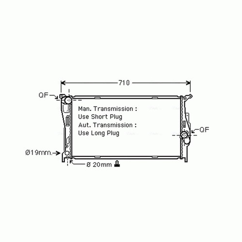 Radiator for bmw - radiator, 1