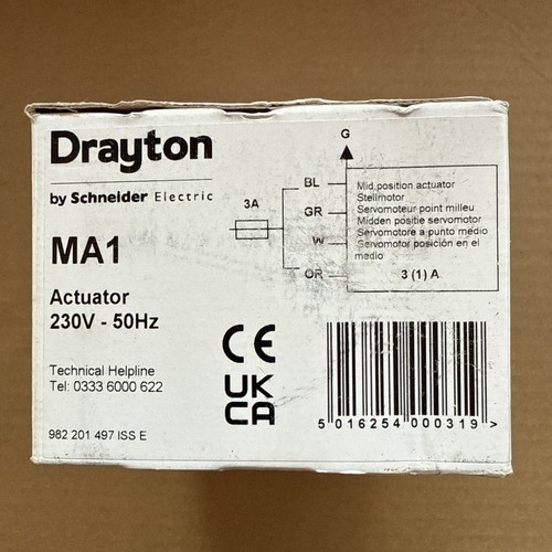 Drayton ma1 actuator 230v - actuator,