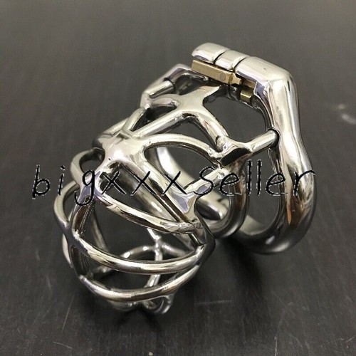 Stainless steel male chastity - stainless,