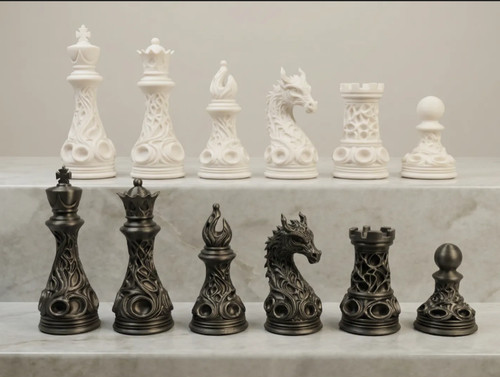 Printed ornamental gothic - 3d,