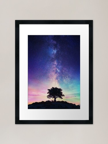 Galaxy watching from lonely - a,