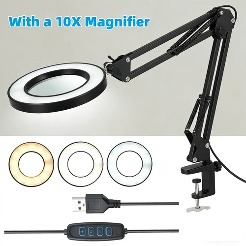 10x led magnifier - magnifier, glass