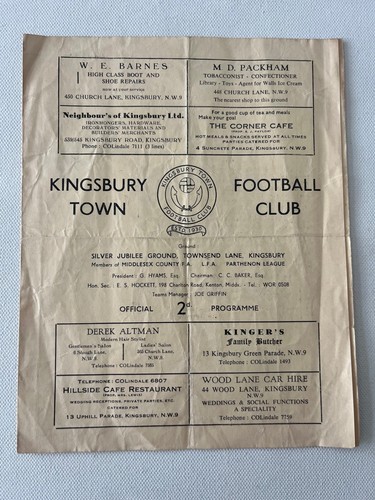 Very rare kingsbury town - very,