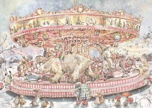 Christmas advent calendar - christmas,