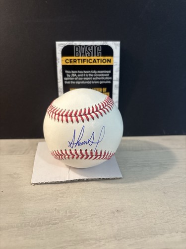 Franklin arias signed baseball - franklin,