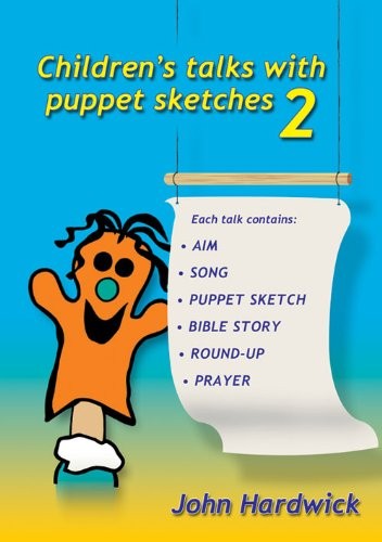 Children talks with puppet - children's,