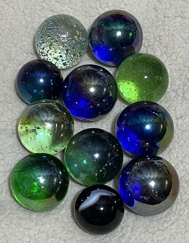 Vintage glass marbles - glass, job