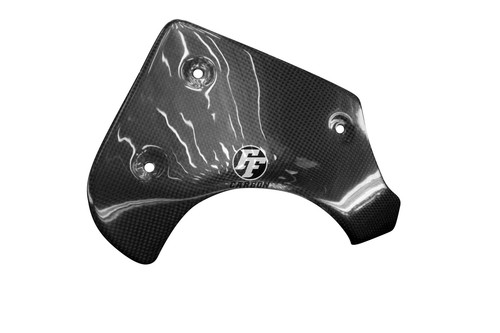 Carbon exhaust cover - carbon,
