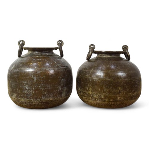 Large pair antique matki - large,