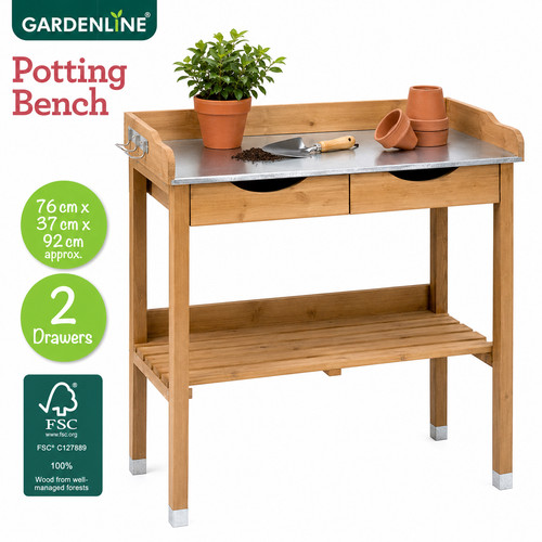 Gardenline wooden potting - gardenline,