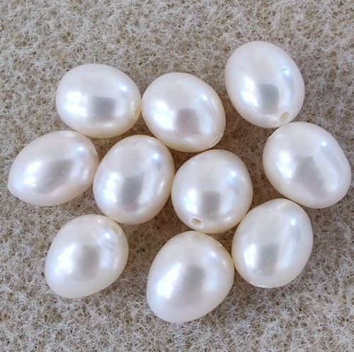 White rice oval freshwater - white,