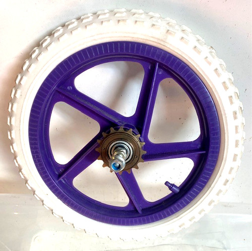 Kids bike plastic - 14", single