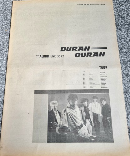 Duran 1st album nme - -,