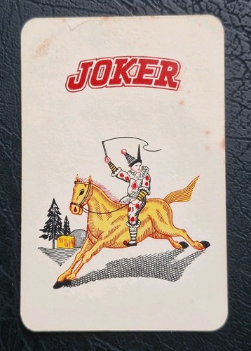 Vintage joker swap playing - joker,