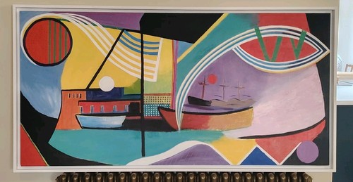 Large abstract acrylic - large,