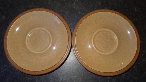 Denby cinnamon saucers set - 2,