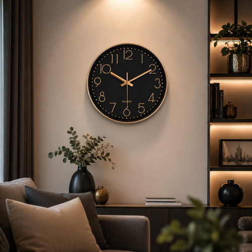 Wall clock silent non ticking - silent,