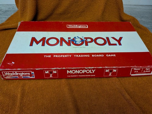 Monopoly 1984 vintage board - monopoly,