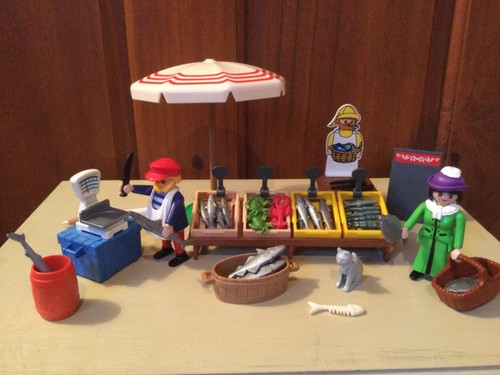 Rare playmobil victorian fish - playmobil,
