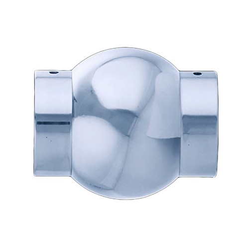 Chrome brass ball - chrome, joint