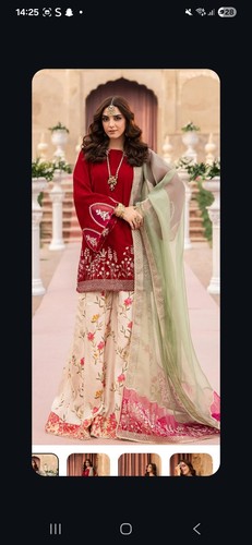 Large size mehndi outfit