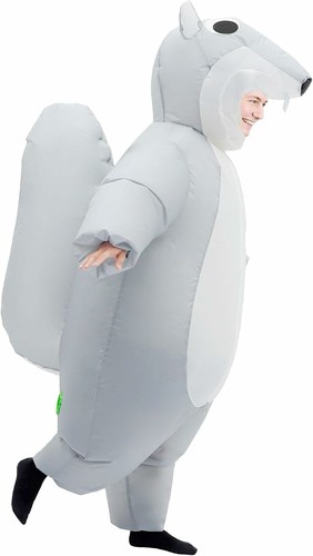 Inflatable grey squirrel - grey,