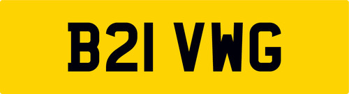 Old golf private reg - old, vw