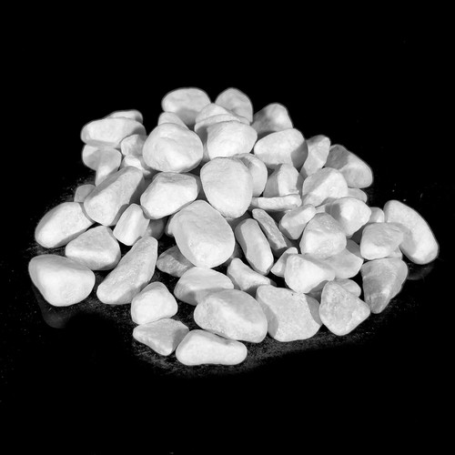 Natural pebbles white 30 - white, to
