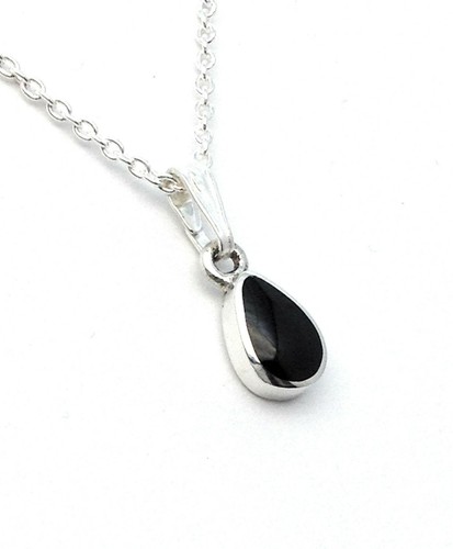 Small genuine whitby jet and - small,